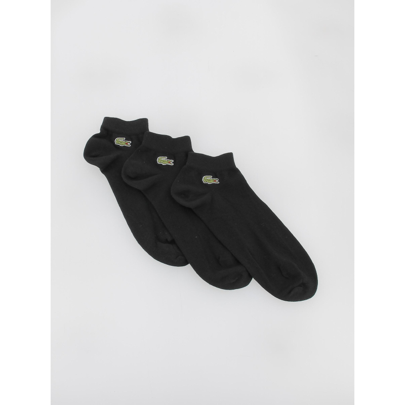 Pack 3 paires de chaussettes performance noir - Lacoste