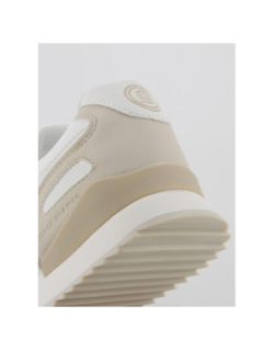 Baskets play blanc beige homme - Serge Blanco