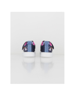 Baskets à scratch twinkle licorne strass bleu marine fille - Skechers