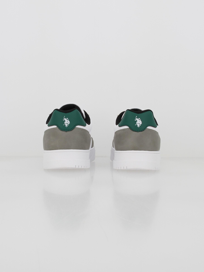 Baskets dieza blanc vert homme - Us Polo