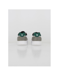 Baskets dieza blanc vert homme - Us Polo