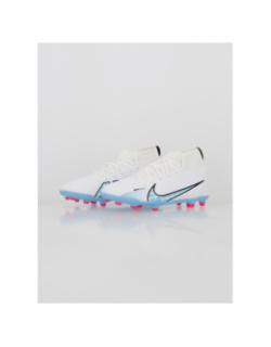 Chaussures de football superfly 9 fg/mg blanc enfant - Nike