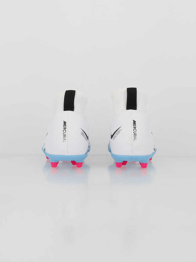 Chaussures de football superfly 9 fg/mg blanc enfant - Nike