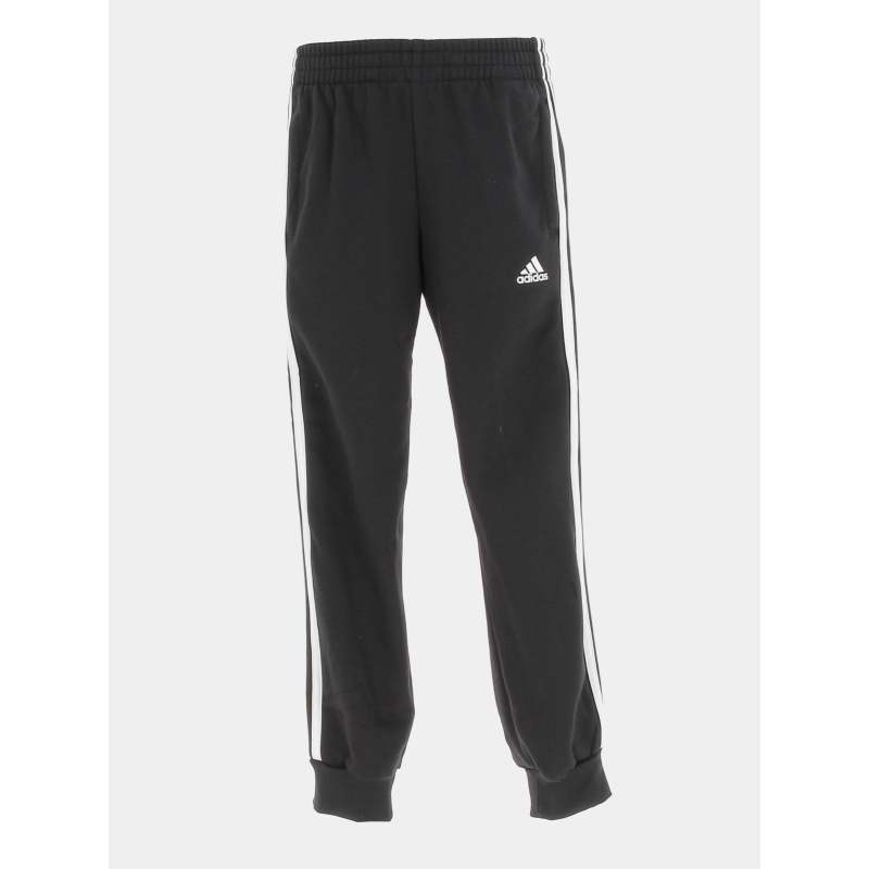 Jogging 3 stripes polaire noir enfant - Adidas