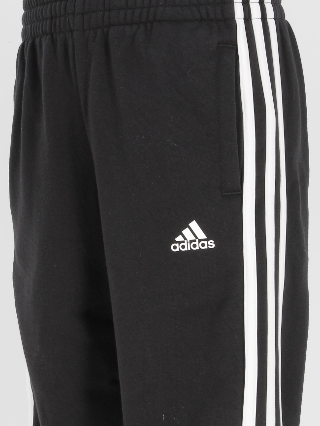 Jogging 3 stripes polaire noir enfant - Adidas