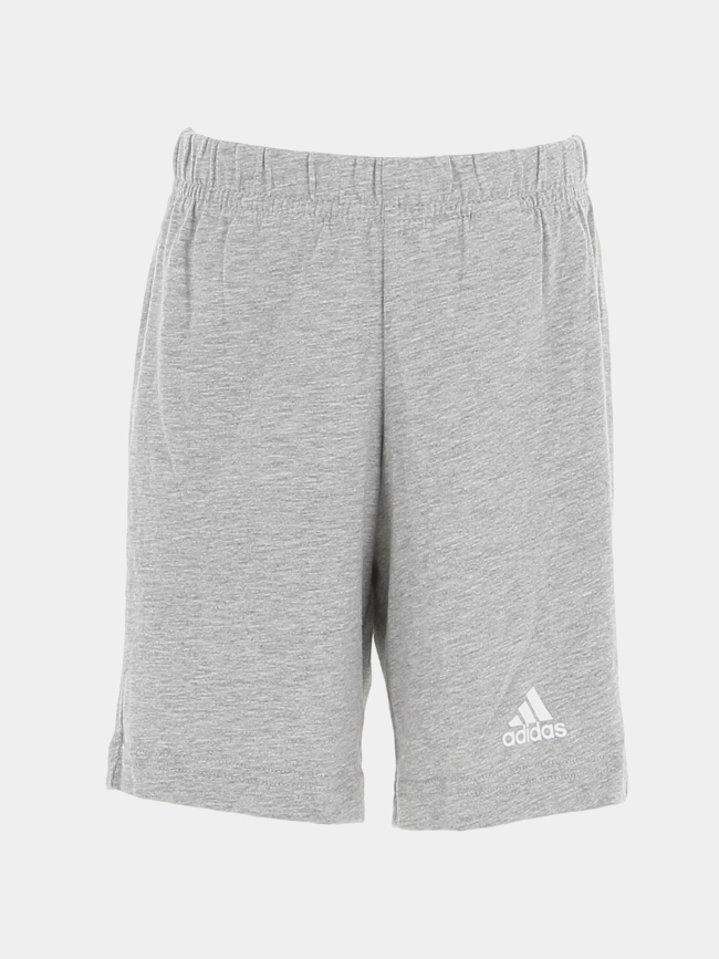 Ensemble t-shirt short performance rose gris enfant - Adidas