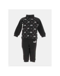 Ensemble de survêtement veste zippé jogging noir enfant - Puma