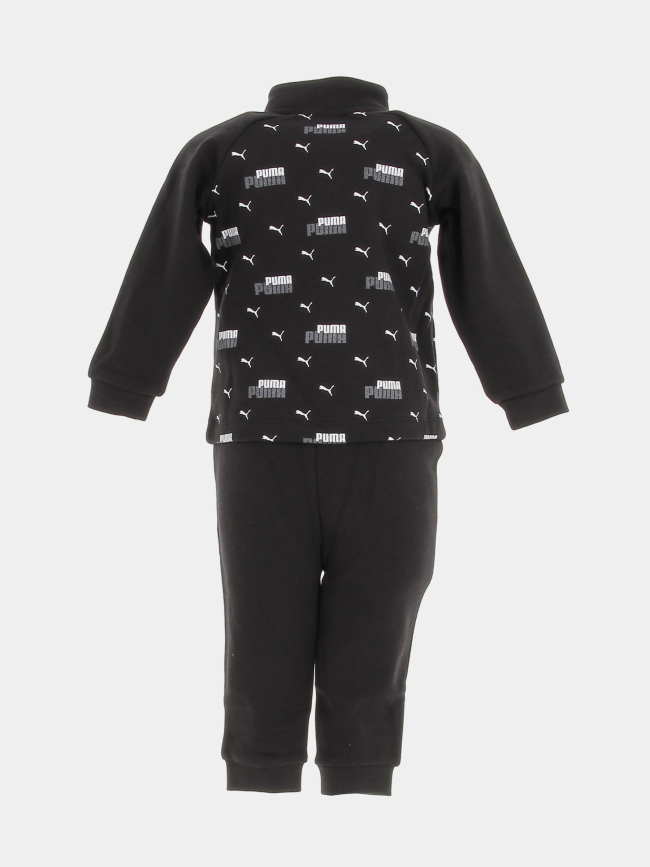 Ensemble de survêtement veste zippé jogging noir enfant - Puma