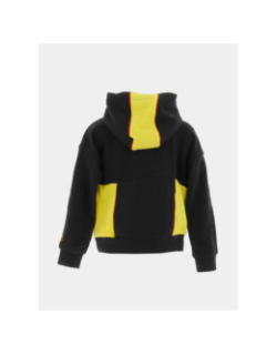 Sweat à capuche sportswear noir jaune enfant - Nike