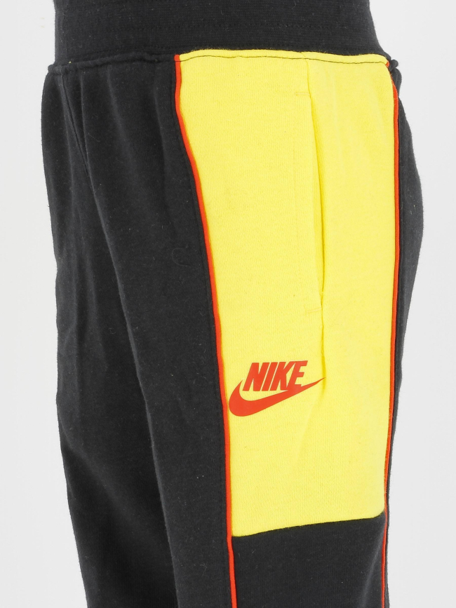 Jogging sportswear noir jaune enfant - Nike