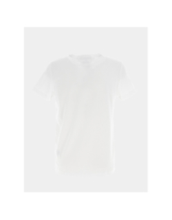 T-shirt curve logo blanc homme - Tommy Hilfiger