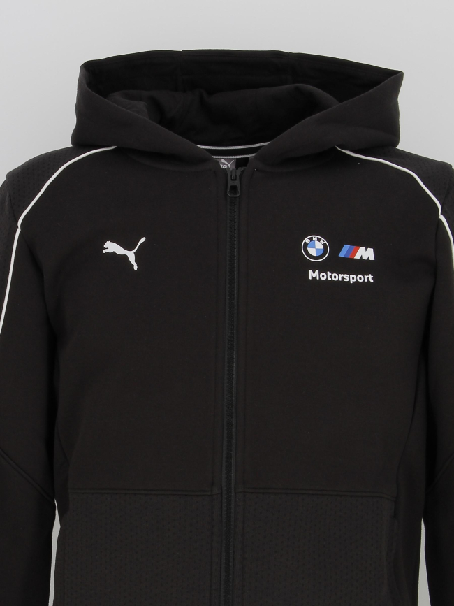 Sweat zippé à capuche bmw motorsport noir homme - Puma