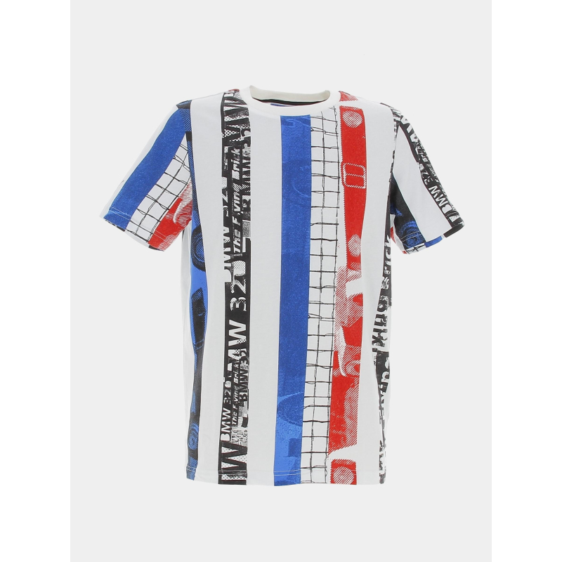 T-shirt bmw stripes bleu blanc rouge homme - Puma