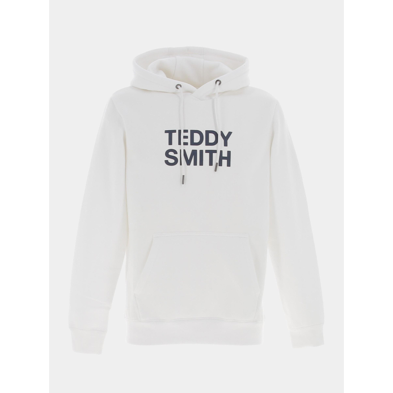 Sweat à capuche siclass blanc homme - Teddy Smith