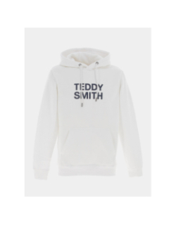 Sweat à capuche siclass blanc homme - Teddy Smith