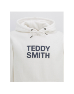 Sweat à capuche siclass blanc homme - Teddy Smith