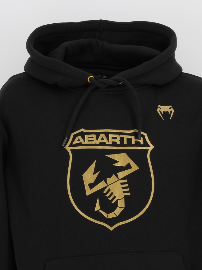 Sweat à capuche abarth noir or homme - Venum