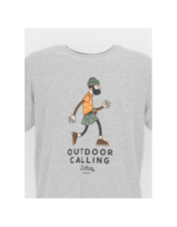 T-shirt murray outdoor calling gris chiné homme - Picture