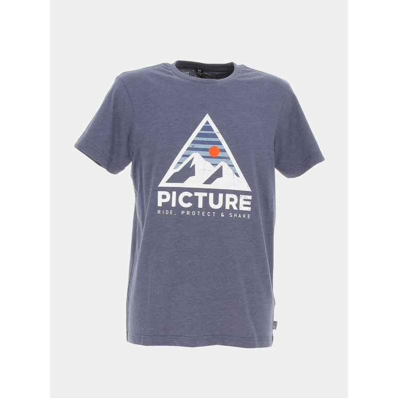 T-shirt authentic bleu marine homme - Picture