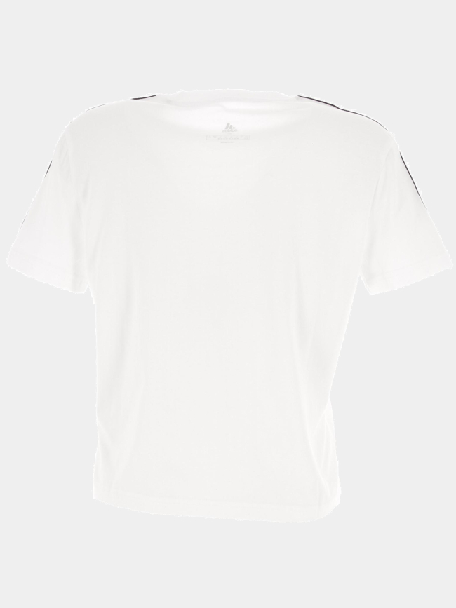 T-shirt sport crop blanc femme - Adidas
