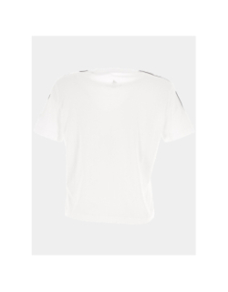 T-shirt sport crop blanc femme - Adidas