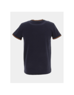 T-shirt tutin uni bleu marine homme - Benson & Cherry