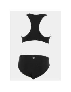 Maillot de bain natation 2 pièces fit 3s noir fille - Adidas