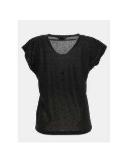 T-shirt top lurex noir femme - Only