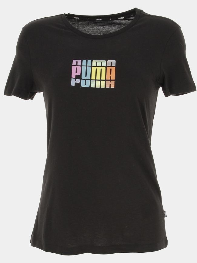 T-shirt logo noir femme - Puma