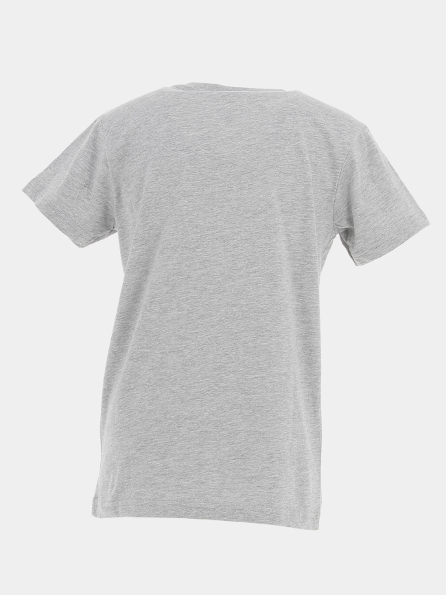 T-shirt manche courte gris chiné garçon - Redskins