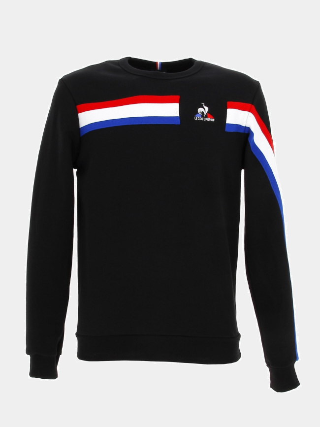 Sweat tri crew n1 noir homme - Le Coq Homme