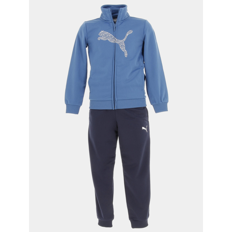 Survêtement veste zippée jogging bleu garçon - Puma