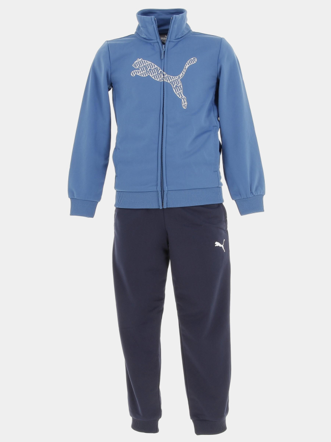 Survêtement veste zippée jogging bleu garçon - Puma