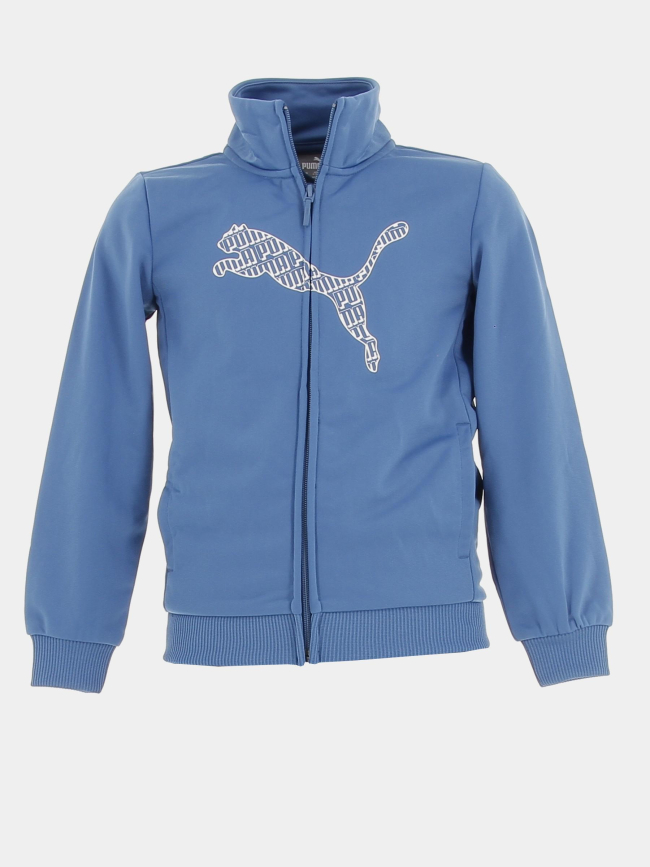 Survêtement veste zippée jogging bleu garçon - Puma