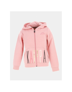 Survêtement veste zippée jogging rose fille - Kappa