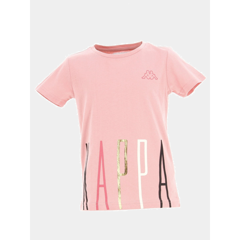 T-shirt iseto rose fille - Kappa