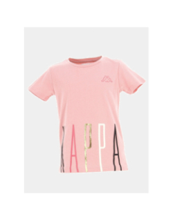 T-shirt iseto rose fille - Kappa