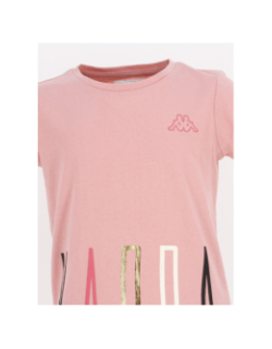 T-shirt iseto rose fille - Kappa