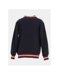 Veste teddy brode bleu marine garçon - Redskins