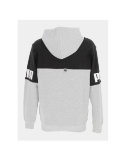 Sweat à capuche zippé gris - Puma