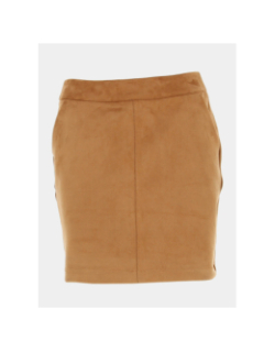 Jupe faux suédé donnadina marron femme - Véro Moda