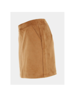 Jupe faux suédé donnadina marron femme - Véro Moda