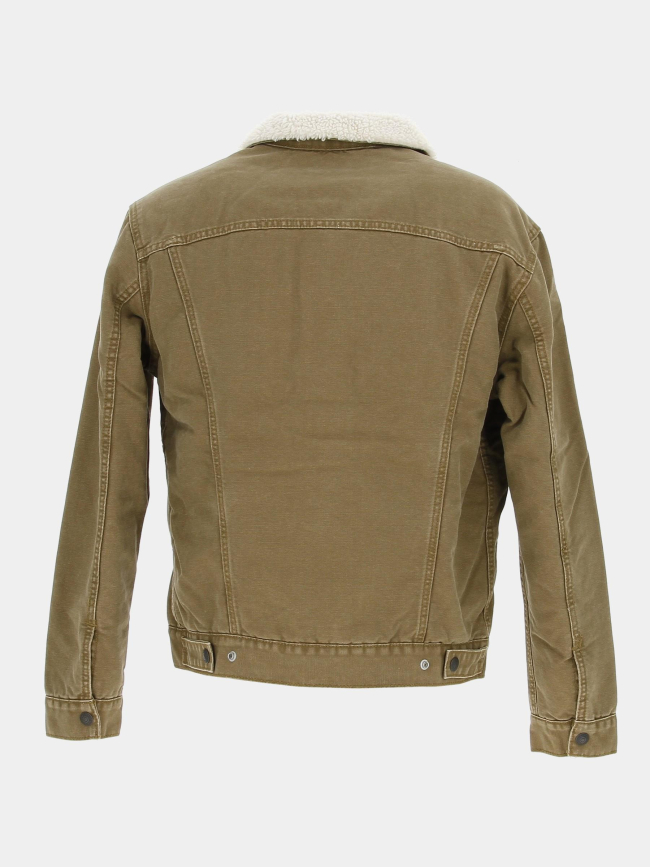 Veste doublée sherpa trucker marron homme - Levi's