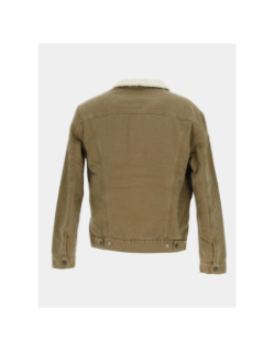 Veste doublée sherpa trucker marron homme - Levi's