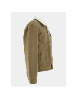 Veste doublée sherpa trucker marron homme - Levi's