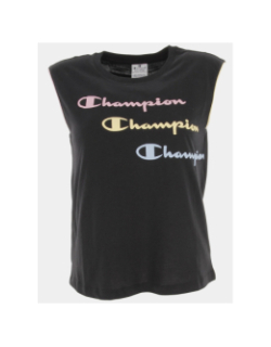 Débardeur logo court noir fille - Champion