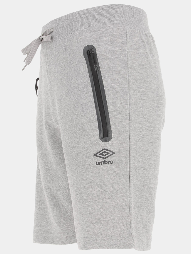 Short de sport cuffed gris homme - Umbro