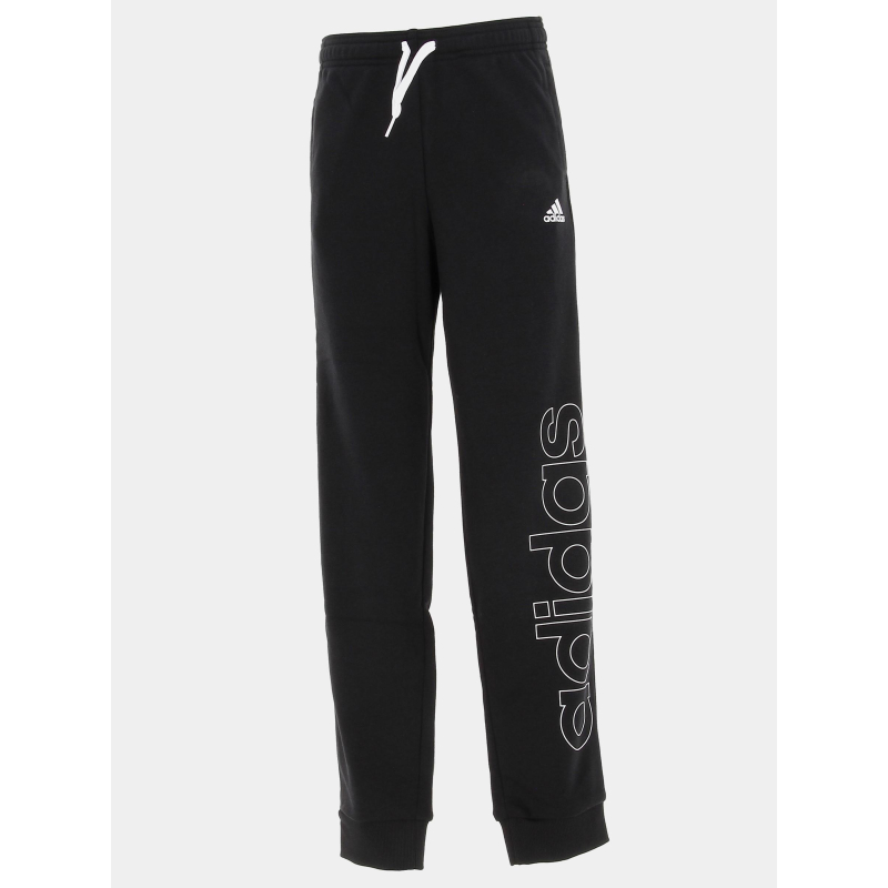 Jogging de sport slim fit linear noir fille - Adidas