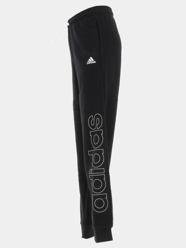 Jogging de sport slim fit linear noir fille - Adidas