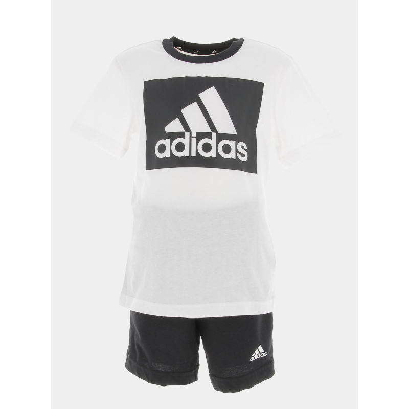 Ensemble t-shirt short noir garçon - Adidas